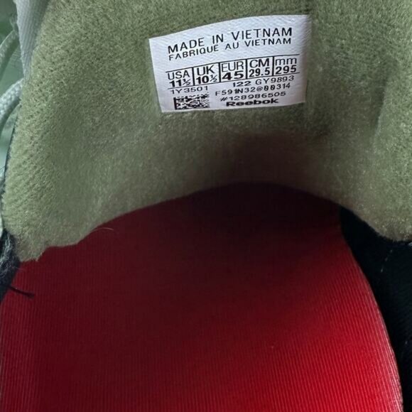 NWT PYER MOSS X REEBOK Experiment 4 Trail Fury Grass In Celadon Greene Size 11.5 - Picture 9 of 14